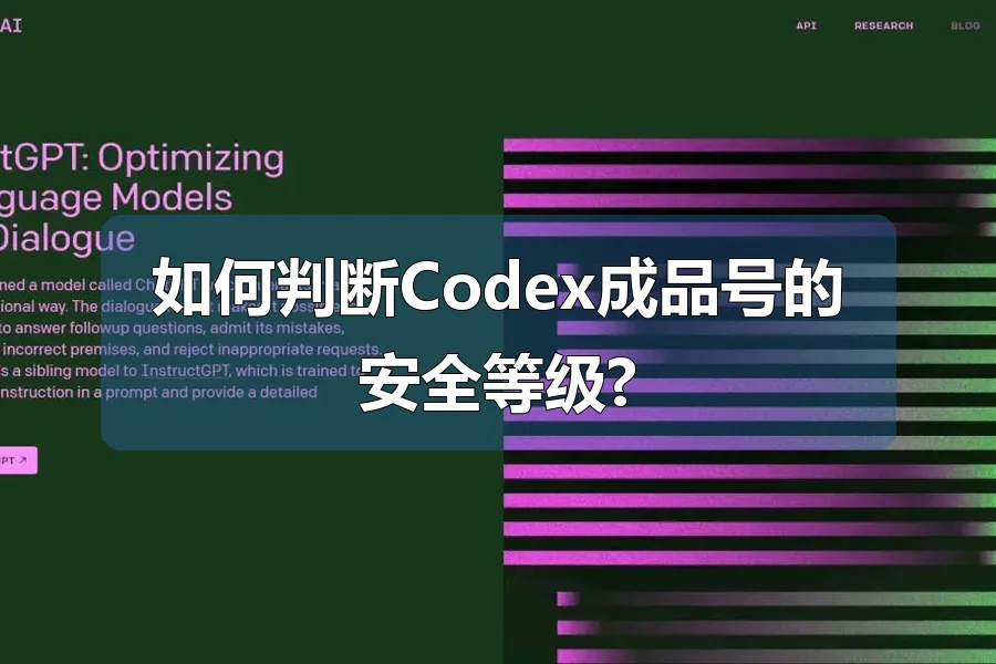 如何判断Codex成品号的安全等级?